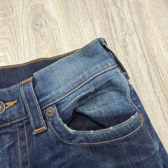 True Religion Geno Relaxed Slim Jeans Men's 28 (Fits 28x34) Blue Dark Wash - Picture 5 of 16